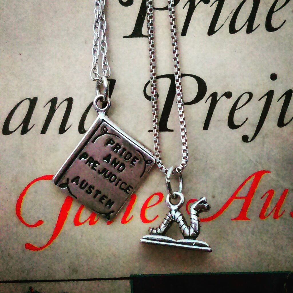 book necklaces