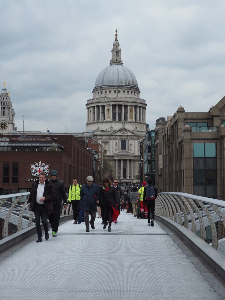 Millennium Bridge and St Paul's