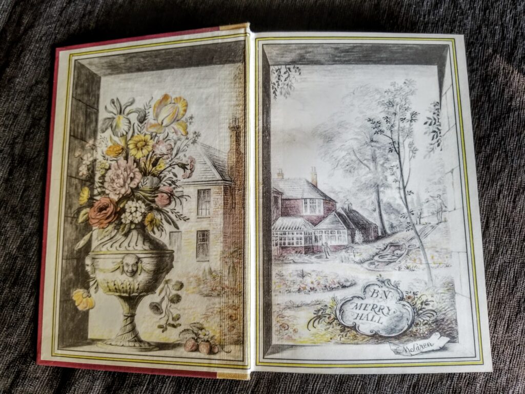 Merry Hall--endpapers